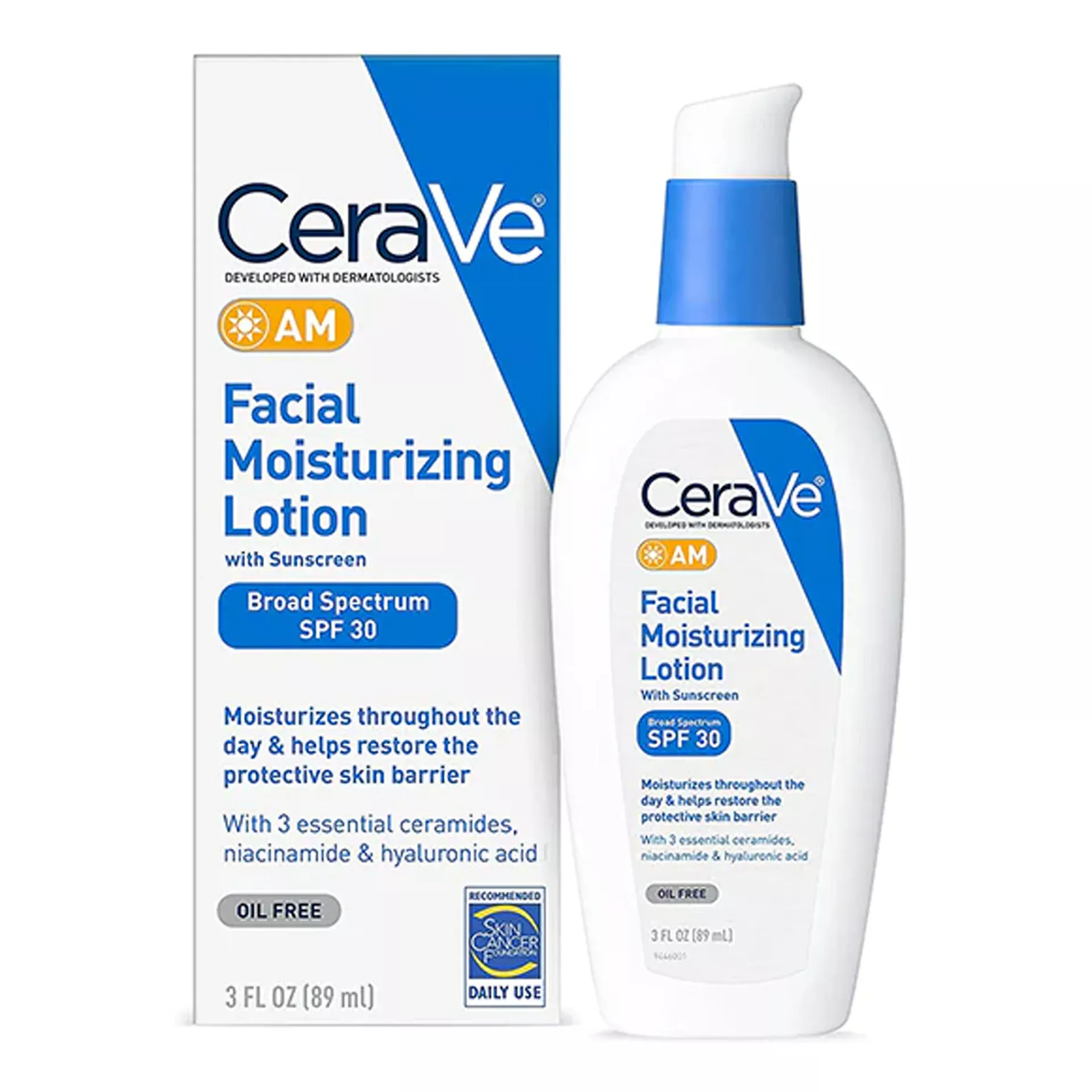 Cerave AM Facial Moisturizing Lotion SPF 30 - Image 2