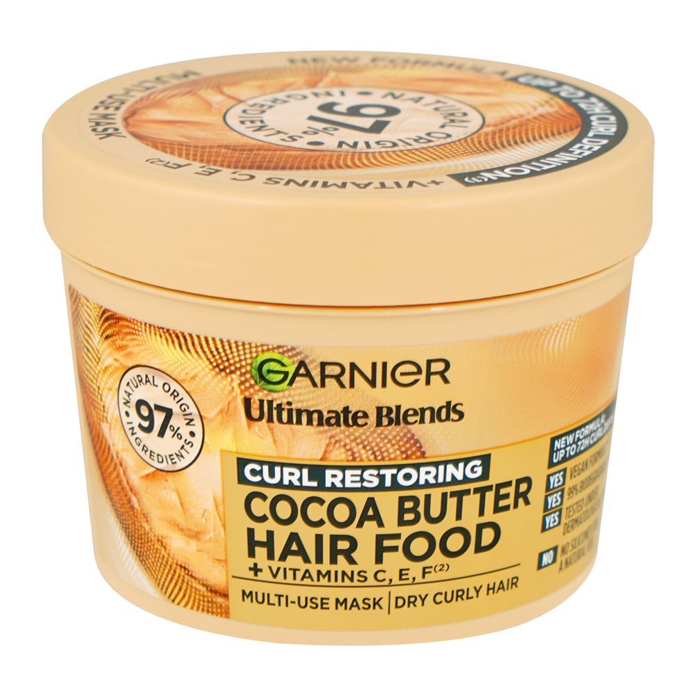 Garnier Ultimate Blends Curl Restoring Hair Food Cocoa Butter & Jojoba Oil - Image 2