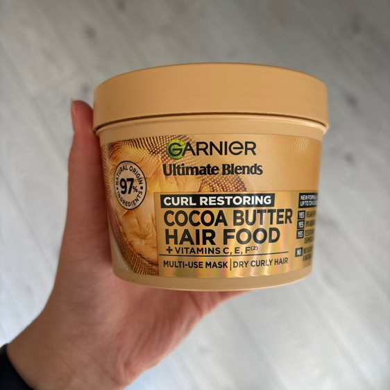 Garnier Ultimate Blends Curl Restoring Hair Food Cocoa Butter & Jojoba Oil - Image 4