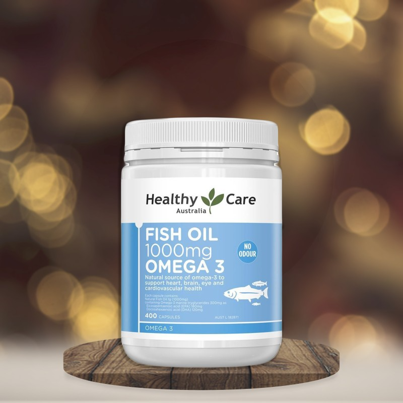 Healthy Care Fish Oil 1000mg Omega-3 - 400 capsules - Image 4