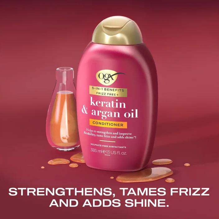 OGX Keratin Smoothing Oil Conditioner - Image 3