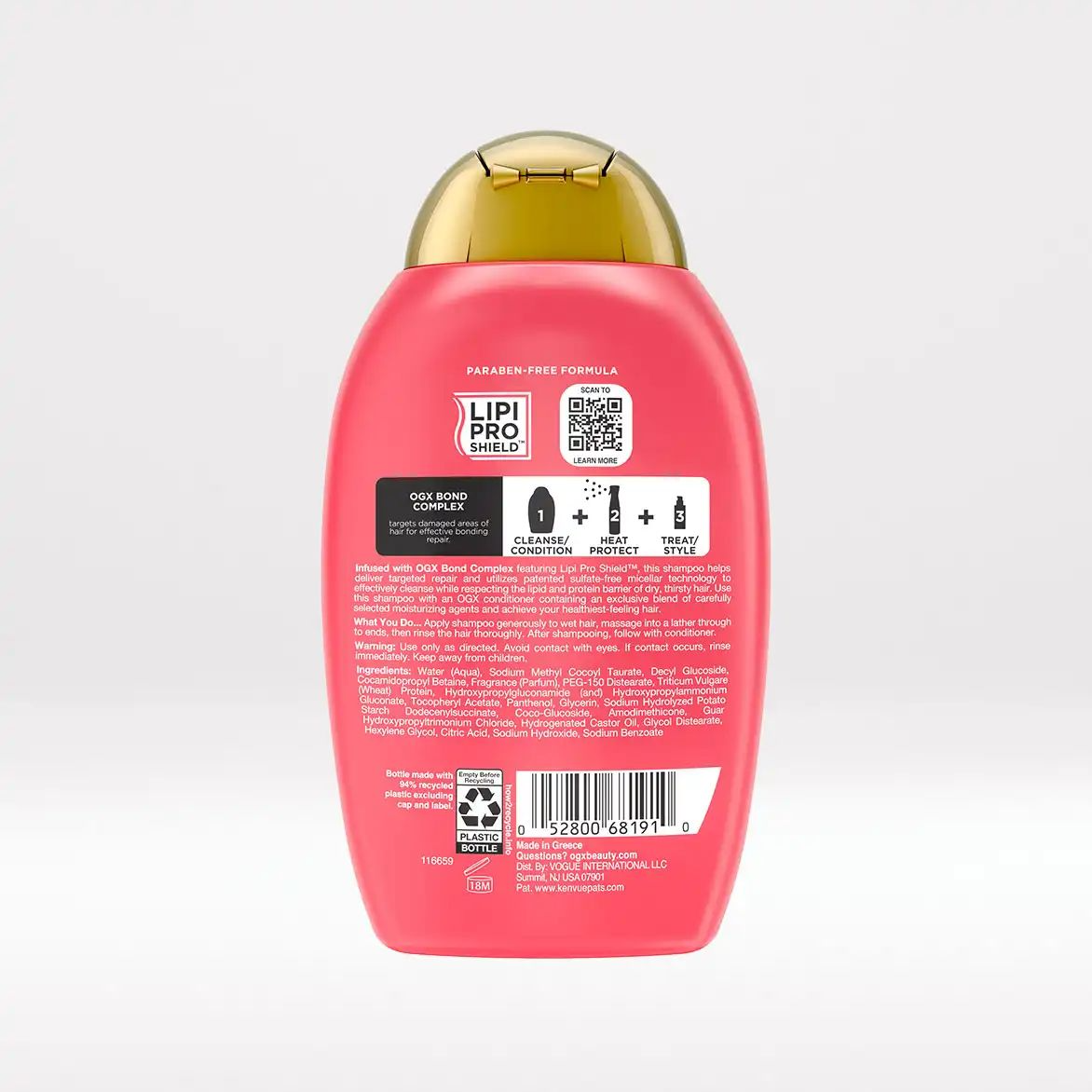 Ogx Bond Protein Repair Lightweight Shampoo - Image 2
