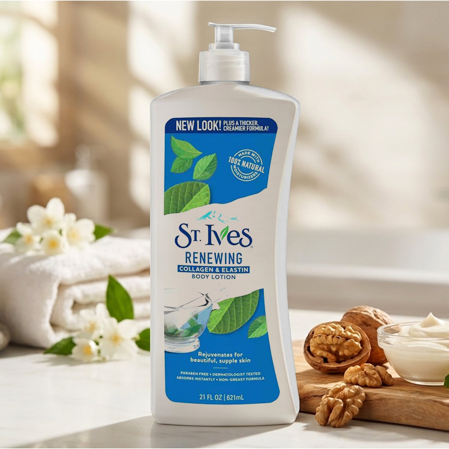 St. Ives Renewing Collagen and Elastin Body Lotion - Image 2