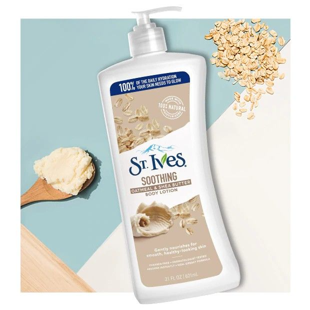 St. Ives - Soothing Oatmeal & Shea Butter Body Lotion - Image 2