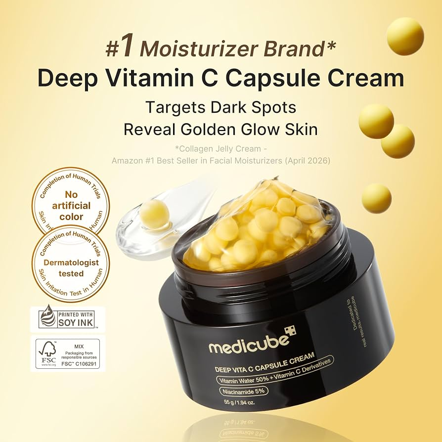 medicube Deep Vitamin C Golden Capsule Face Moisturizer - Image 4